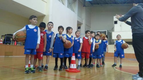 Basketbol spor okulu çalışması