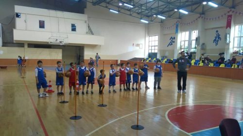 Basketbol spor okulu çalışması