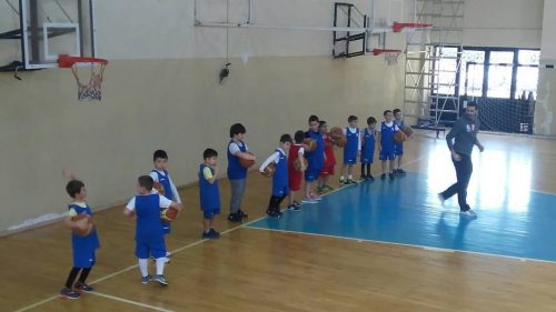 Basketbol spor okulu çalışması